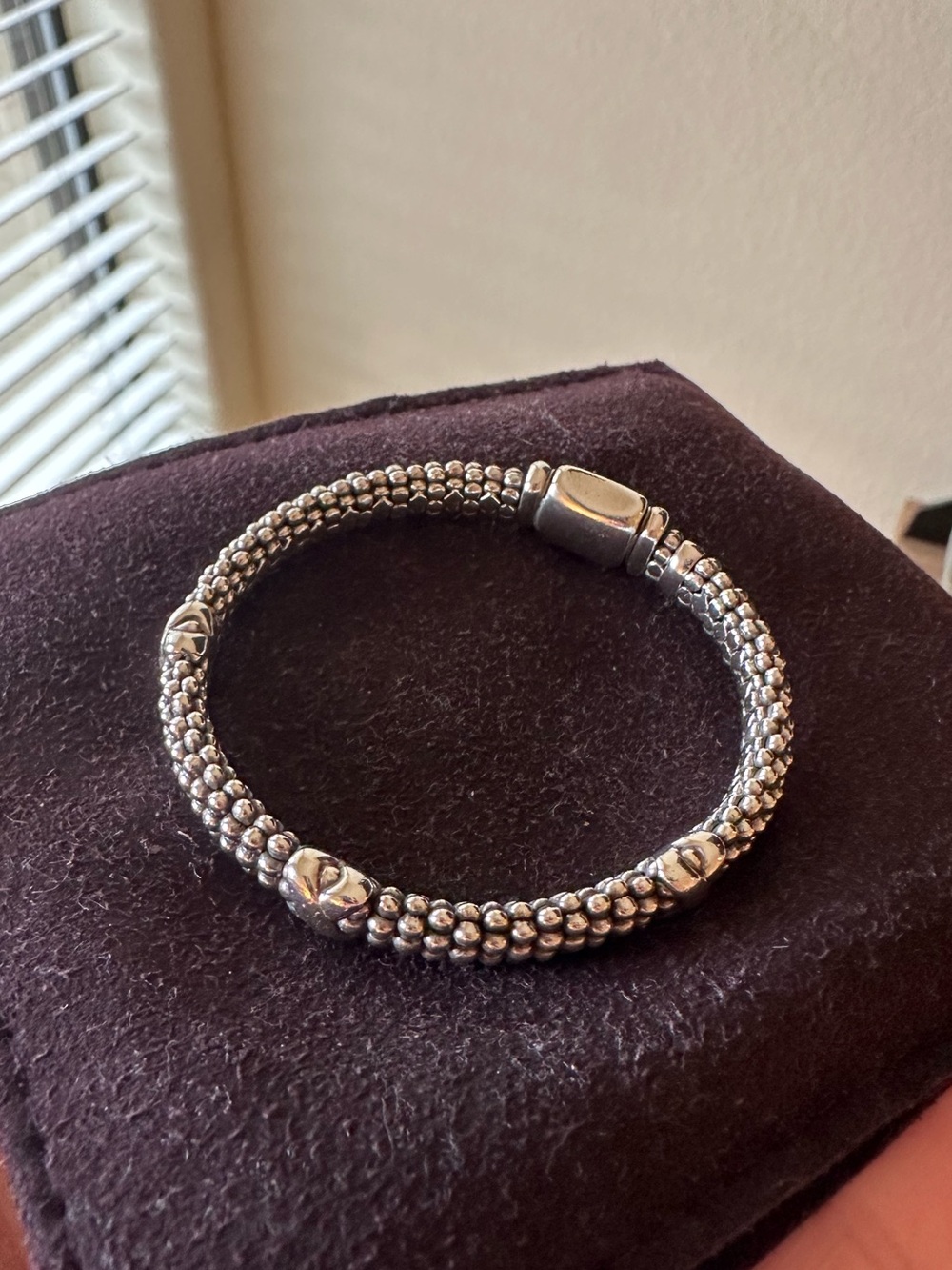 Authentic Lagos Caviar sterling silver - Picture 6 of 9